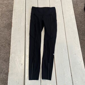 Lululemon Fast & Free 7/8 Tight II *Nulux 25" sz 2 EXCELLENT